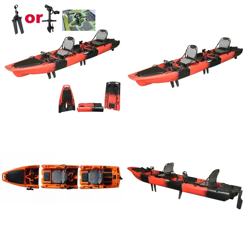 Kayak Doble de 14 Pies para 2  - Fishing Kayak Sit In reseña y precio