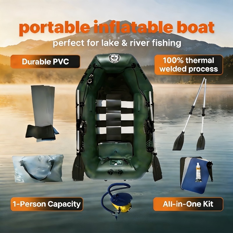 Bote de Pesca Inflable Económi - Fishing Kayak Inflatable reseña y precio
