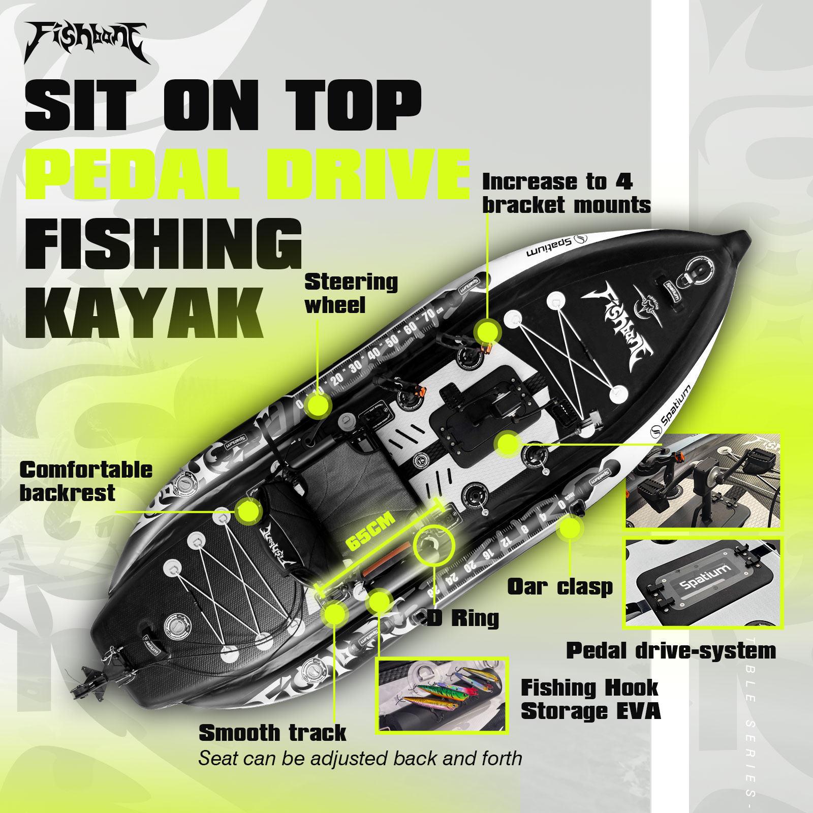 Kayak de Pesca Spatium con Sis - Fishing Kayak Sit In reseña y precio